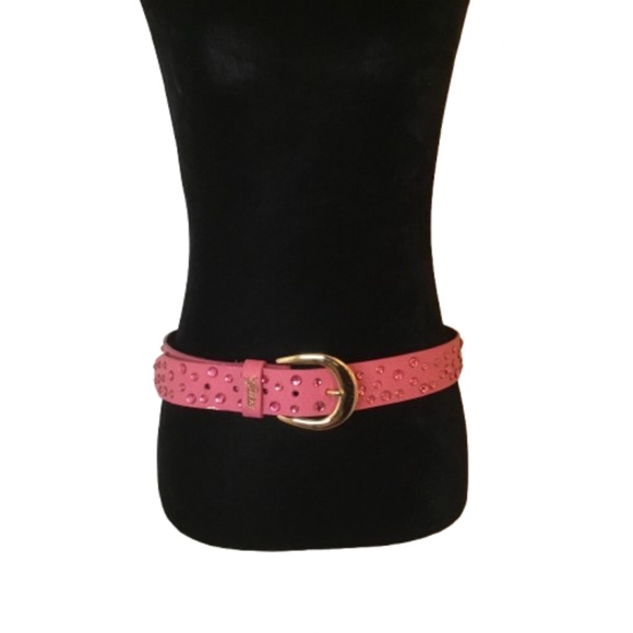 Guess Pink Studded Belt - Picture 1 of 6